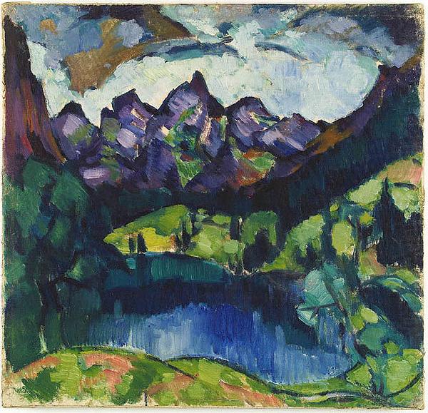 Landscape of Obersdorf, konrad magi